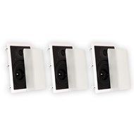 Theater Solutions TSS8W In Wall 8" Speakers Surround Sound Home Theater Deluxe 3 Speaker Set TSS8W-3S