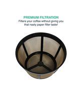 Bunn Replacement Washable Basket Coffee Filter Fits Models:BX, BTX, GRX, NHB, NHS, ST, HG &amp; HT, Designed &amp; Engineered... N4