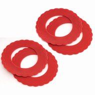 Norpro 3280 Silicone Mini Pie Pan Shields, Set of 4 N3