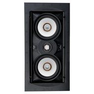 SpeakerCraft Profile AIM LCR5 Three In-Wall Speaker with Aimable Woofer - Each (Black)