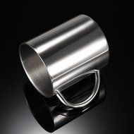 Backpacking mug Double-Wall Stainless Steel Drinking Coffee Tea Cup Tub-shaped Beer Mug V6R0 camping mug N5