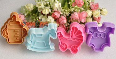 Cookie Cake Chocolate Plunger Cutters Set Fondant Decorating Molds Sugarcraft Gum Paste Icing Decoration DIY Tools... N8