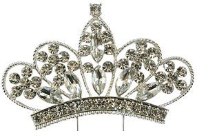 Cake Topper Sparkle Rhinestone Princess Cake Topper Crown Cake Topper Princess Party Baby Shower Cake Topper (... N9