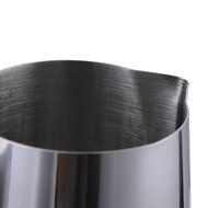 Awtang Milk Pitcher, Pointed Mouth Drawing Flower Cylinder Coffee Milk Frother N8