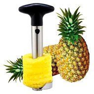Pineapple Corer Slicer Peeler (Stainless-Steel) - 3 in 1 Tool - by Utopia Kitchen