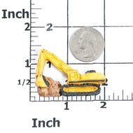 Small Excavator Silicone Mold Food Safe Fondant, Resin, Polymer Clay Mold. Flexible easy to use. Jewelry, Craft... N2