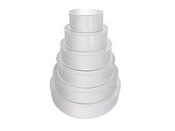 1 X 6 Tier Round Multilayer Wedding Birthday Anniversary Cake Baking Pans - Cake Tins N4