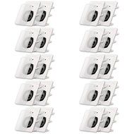 Acoustic Audio CS-IW530 In Wall Speakers 3 Way Home Theater 5000 Watt 10 Pair Pack CS-IW530-10PR
