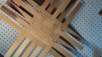 Picnic Pie Basket Handmade in USA N5