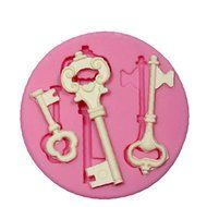 Y&amp;XL&amp;H Silicone Mold/Mould Steampunk Skeleton Key For Crafts Jewelry Chocolate Fondant PMC Resin Clay