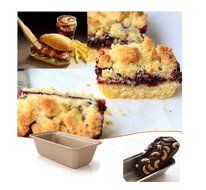 GMM Square Cake Pan Cookies Mold DIY Baking Mould, Perfect for Bread, Pie, Pancakes, Pizza, Lasagne, Hamburger... N8