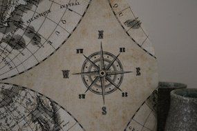 Voyage of the Beagle Explorer's Tea Cozy - Nautical Antique Map Print With Compass and the World - Medium Only N2