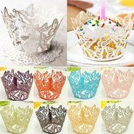 Gotoole 12x Muffin Case Cupcake Papper Cup Liner Birthday Wedding Cake Wrapper