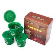 Gutens Reusable Coffee Filter Coffee Cup for All Keurig 1.0 Series - 4 pcs (1.0 Model, Red) N19