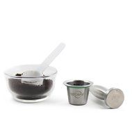 RECAPS Stainless Steel Refillable Nespresso Capsule Reusable Coffee Capsule1 + Stainless Steel Coffee Tamper1+... N7
