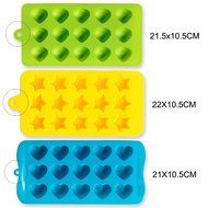 Joyoldelf Candy Molds &amp; Ice Cube Trays - Hearts, Stars &amp; Shells - Silicone Chocolate Mold - Fun, Toy Kids Set... N4