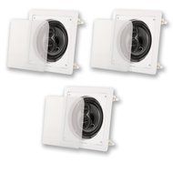 Acoustic Audio CS-I63S In Wall / Ceiling 6.5" Home Theater 3 Way 3 Speaker Set 900 Watt CS-I63S-3S
