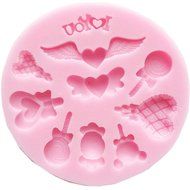 Funshowcase Children Birthday Party Essential Sweet Candy Lollipop Silicone Mold for Cupcake, Cake Decoration,...