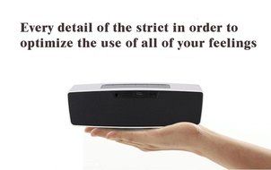Blueone Outdoor Speaker HIFI Wireless Bluetooth Subwoofer Speakers for Cell Phones - Silver N7