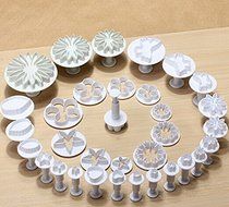RoyalStyle 33 Piece Fondant Cake Cookie Plunger Cutter Sugarcraft Flower Leaf Butterfly Heart Shape Decorating... N2