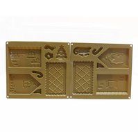 Yunko Gingerbread House Chocolate House Candy Mold Christmas Cookies Mould N2