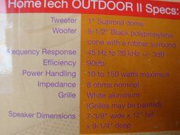 HomeTech HT Outdoor II Speakers N2