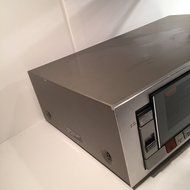TEAC Cassette Deck Model V-44C Vintage Silver Face N4