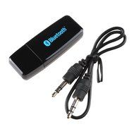 AGPtek&reg; USB Bluetooth Audio Music Receiver Adapter (black) with 3.5mm Stereo Output for Speakers and Entertainment...