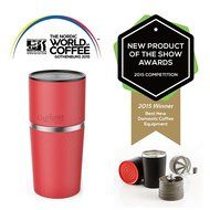 Cafflano Klassic- Portable All-in-One Pour Over Coffee Maker (Red) N9