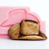 Cowboy Hat Silicone Mold Make Your Own Western Chocolate, Fondant, Resin, Clay.. Mold creates hat the perfect... N2