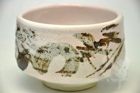 Japanese Mino Yaki ware Matcha Bowl Green Tea 11 / 11 / 7.5cm (4.3 / 4.3 / 2.9inch)[7339]