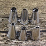 Set of 6pcs Russian Flower Stainless Steel Icing Piping Nozzle Tip Cake Tool N7