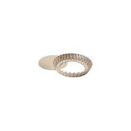 Matfer Bourgeat 341776 Fluted Tart Mold with Removable Bottom