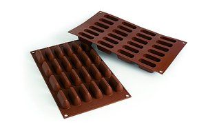 Silikomart Silicone Easy Chocolate Mold, Hearts N20