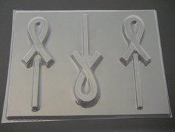 Suppot Ribbon Chocolate Candy Lollipop Mold