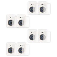 Blue Octave RW53 In Wall Speakers 3 Way Home 2240 Watts New 4 Pair Pack RW53-4PR