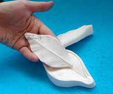 Silicone mold Lily Petal All-purpose Veiner Mold for gumpaste, cake decorating, chocolate, sugarcraft, Cake Decor... N5