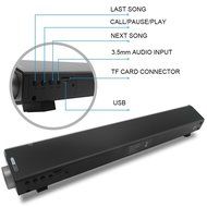 Jumphigh Bluetooth Small TV Sound Bar with 3.0 Channel Wireless Subwoofer Stereo Speaker (Silver) N3