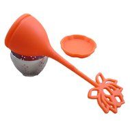JLHua Lotus Flower Loose Leaf long-handled Tea Infuser Best Tea Scoop Strainer N6