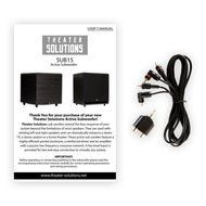 Theater Solutions SUB15F Front Firing Powered Subwoofer (Black) N5