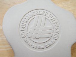 1996 Longaberger Pottery - "JOY" - Angel Series Cookie Mold N2