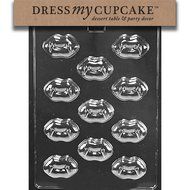 Dress My Cupcake Chocolate Candy Mold, Lips with Fangs, Valentine's Day