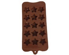 Candy, Chocolate, Jelly, and Silicone Mold of Hearts, Clovers, and Stars (pack of 3) N7