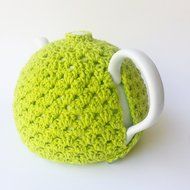 Crochet Tea Pot Cozy Green Cotton N2