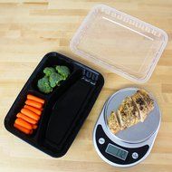 Freshware 20-Pack 7-Inch Round Bento Lunch Boxes with Lids - Stackable, Reusable, Microwave, Dishwasher &amp; Freezer... N28