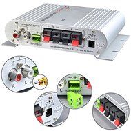 Generic 12V DC Mini Hifi Audio Power Amplifier Booster 2.1CH Super Bass MP3 Stereo for Car Phone PC Home N2