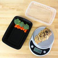 Freshware 20-Pack 7-Inch Round Bento Lunch Boxes with Lids - Stackable, Reusable, Microwave, Dishwasher &amp; Freezer... N30