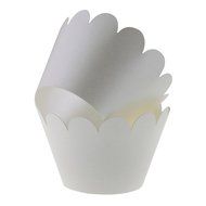 UNIQLED Filigree Crown Bake Cake Paper Cups Little Vine Cupcake Wrappers Baking Cup Liner Muffin Holder Case for... N13