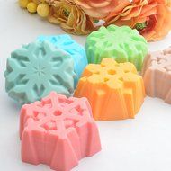Chawoorim silicone molds christmas decorations - Silicone Muffin Cups Handmade Soap Molds Biscuit Chocolate Ice... N22