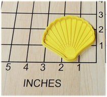 Sea Shell Shaped Fondant Cookie Cutter and Stamp #1144